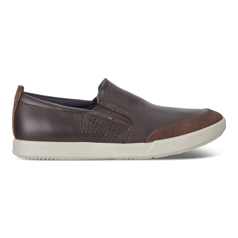 Slip On Hombre - ECCO Collin 2.0 Sneakers - Marrom - XYL704129